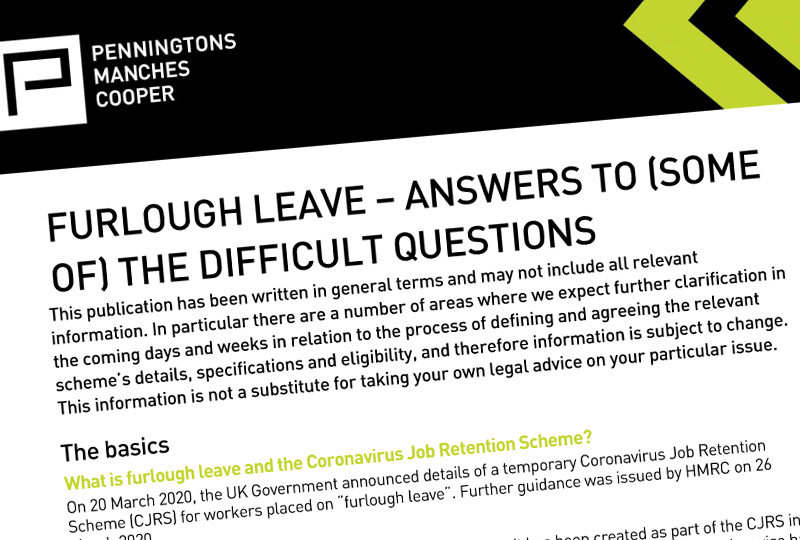 Furlough Leave Advice