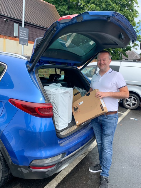 IDBS laptop handover