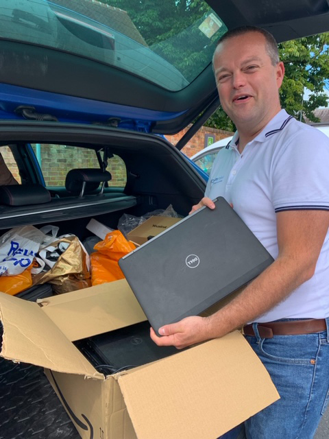 IDBS laptop arrival