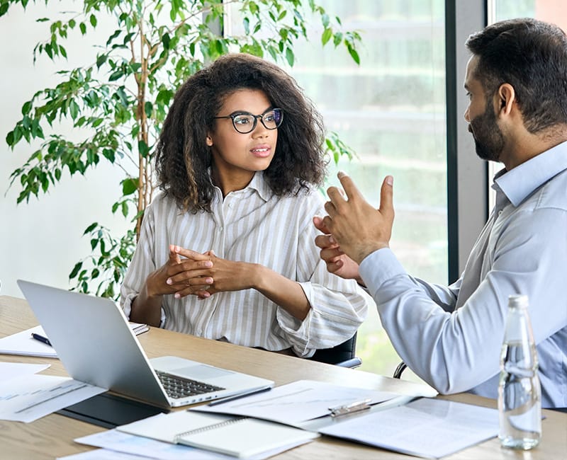 the-recruitment-consultancy-perm-employees-in-business-meeting Permanent employees in business meeting