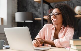 Employee working remotely
