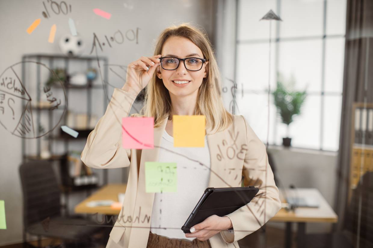 the-recruitment-consultancy-hr-project-manager-wearing-glasses female hr project manager in recruitment wearing glasses