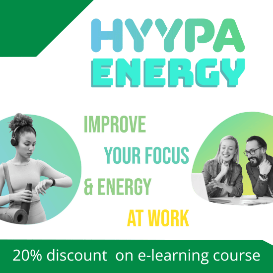 image showing people who are improving their focus, energy and work from training