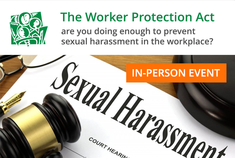 The Worker Protection Action in-person event